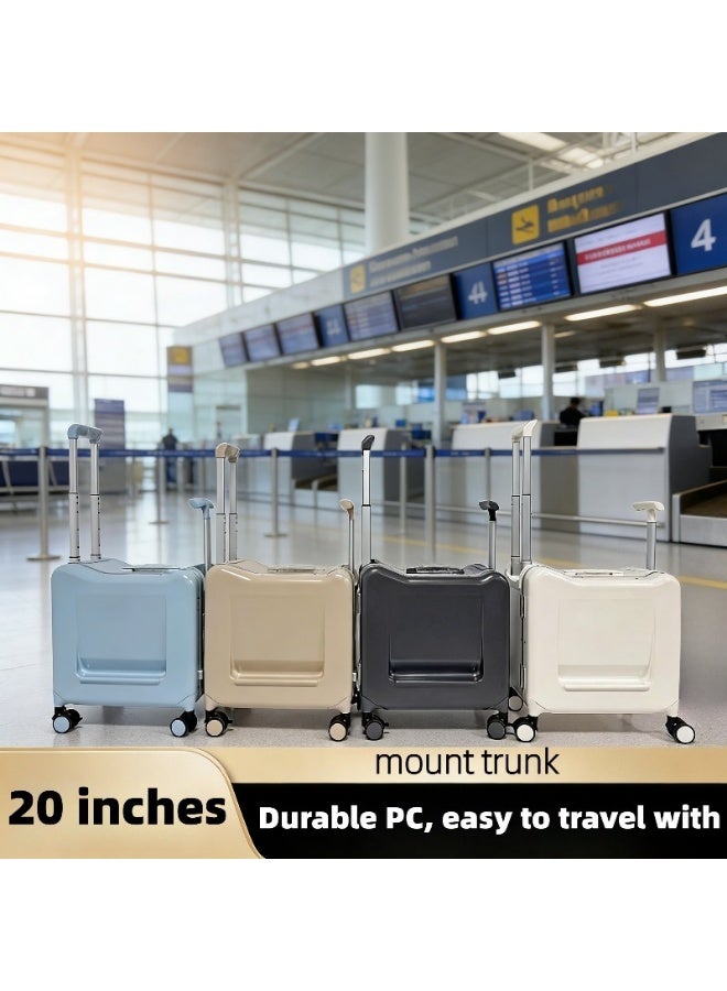 حقيبة أمتعة قابلة للتركيب، حقيبة سفر محمولة مزدوجة الاستخدام مقاس 20 بوصة، حقيبة سفر عالية التحمل للكمبيوتر الشخصي، أداة ممتعة للمشي للأطفال، عجلة دوارة محمولة قابلة للطي، حقيبة سفر بقفل كلمة مرور عالمي للرجال والنساء، حقيبة سفر، سفر عمل، سفر ترفيهي، إجازة في الهواء الطلق، متعددة الأغراض - Image 1